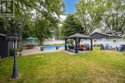 4553 Solina Road, Clarington, ON - Outdoor With In Ground Pool With Backyard