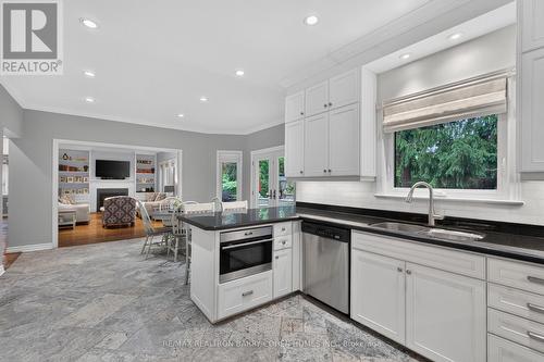 110 Upper Canada Drive, Toronto, ON - Indoor Photo Showing Kitchen With Double Sink