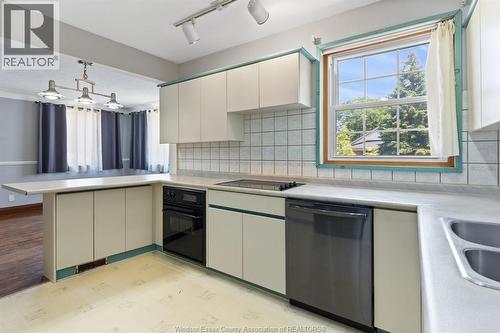 1249 Westcott, Windsor, ON - Indoor Photo Showing Kitchen With Double Sink