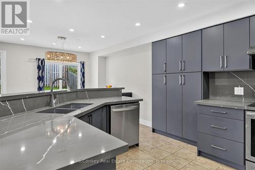 Sparkling NEW Kitchen - 609 Ackerman Crescent, Peterborough (Monaghan Ward 2), ON - Indoor Photo Showing Kitchen With Double Sink