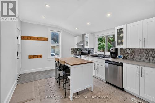 155 Lancaster Street W, Kitchener, ON - Indoor Photo Showing Kitchen With Double Sink