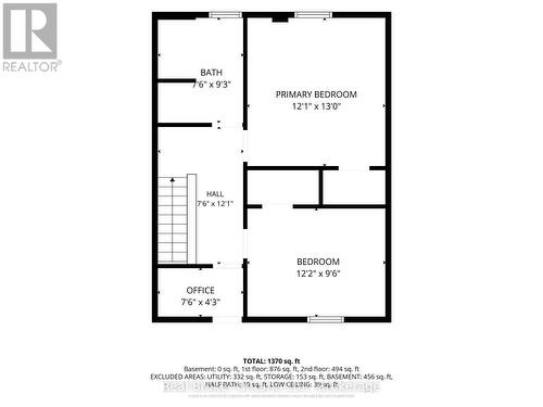 Second Level Floorplan - 155 Lancaster Street W, Kitchener, ON - Other