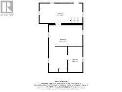 Basement Floorplan - 