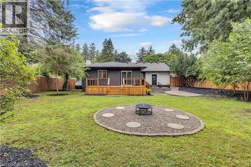 44 Tyrell Street, Simcoe, ON - Outdoor With Deck Patio Veranda With Backyard
