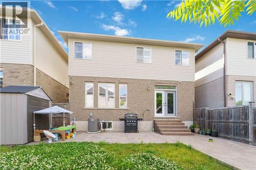 Two-story exterior featuring brick and siding construction - 212 Chartwell Circle, Hamilton, ON - Outdoor With Exterior