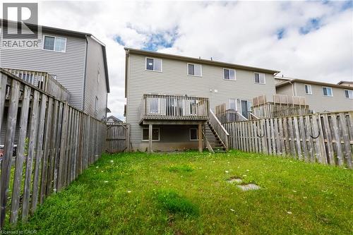 59 Iron Gate Street, Kitchener, ON - Outdoor With Deck Patio Veranda With Exterior
