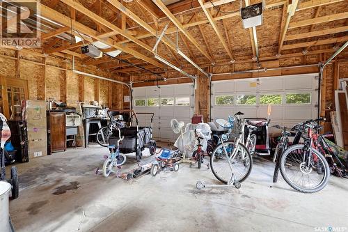 913 Boyle Street, Indian Head, SK - Indoor Photo Showing Garage
