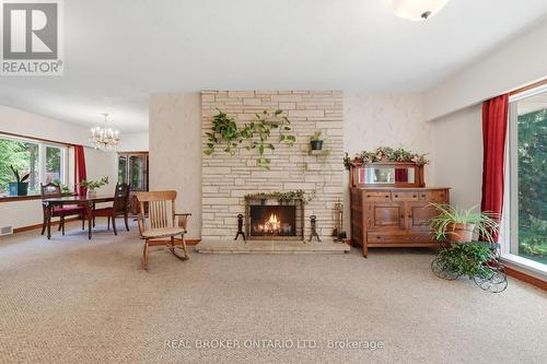 158 Diagonal Road, North Huron, ON - Indoor Photo Showing Other Room With Fireplace