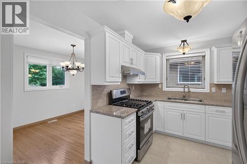 41 Darlington Drive, Hamilton, ON - Indoor Photo Showing Kitchen With Double Sink