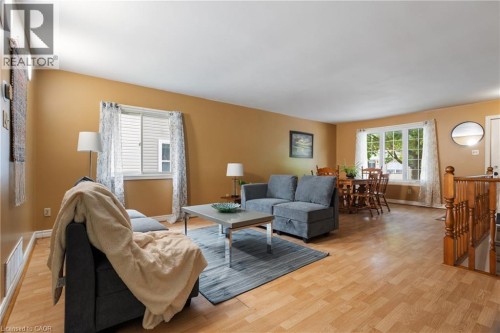 OPEN CONCEPT LIVING & DINING - 25 Saunby Street, London, ON - Indoor Photo Showing Living Room