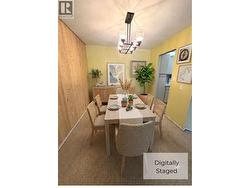 dining room digitally staged - 
