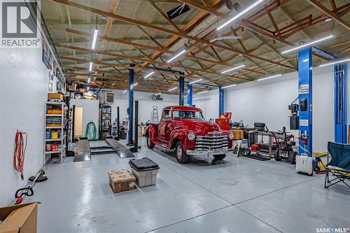Highway 16 Acreage, Blucher Rm No. 343, SK - Indoor Photo Showing Garage