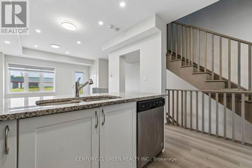 223 Danzatore Path, Oshawa, ON - Indoor Photo Showing Kitchen With Double Sink
