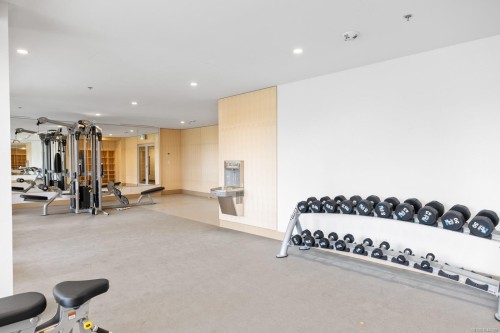 #1002-2000 Hannington Rd, Langford, BC - Indoor Photo Showing Gym Room