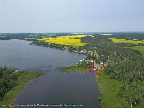 48 Sunset Drive, Ditch Lake, MB - Outdoor With Body Of Water With View