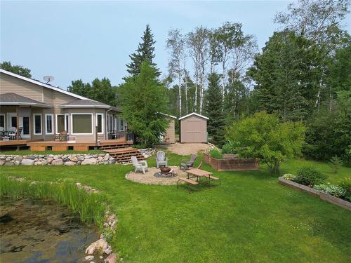 48 Sunset Drive, Ditch Lake, MB - Outdoor With Deck Patio Veranda