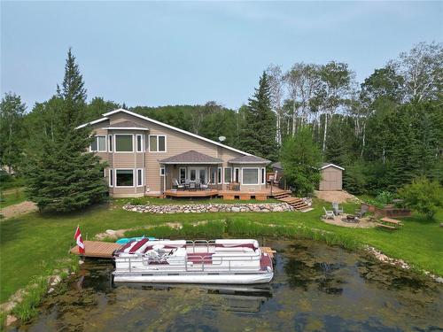 48 Sunset Drive, Ditch Lake, MB - Outdoor With Deck Patio Veranda