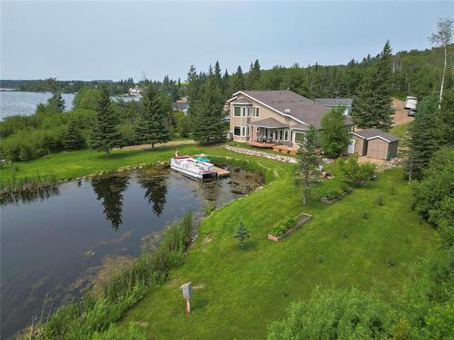 48 Sunset Drive, Ditch Lake, MB - Outdoor With Body Of Water With View