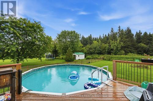 3230 Pattee Road E, Champlain, ON - Outdoor With Above Ground Pool With Backyard