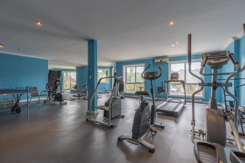 Salle d'exercice - 716-7680 Boul. Marie-Victorin, Brossard, QC - Indoor Photo Showing Gym Room