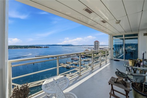 #1106-38 Front St, Nanaimo, BC -  With Body Of Water With View With Exterior