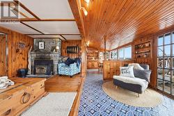 Wood fireplace - 