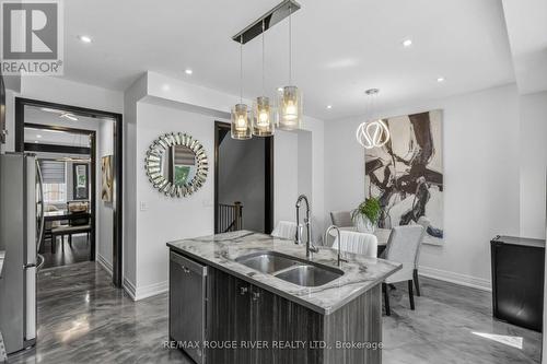 24 Waterside Way, Whitby, ON - Indoor Photo Showing Kitchen With Double Sink With Upgraded Kitchen