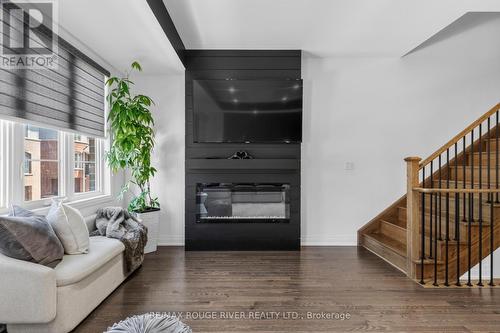 24 Waterside Way, Whitby, ON - Indoor With Fireplace