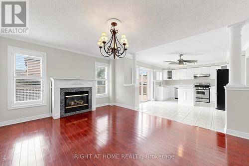 204 Everett Street, Markham, ON - Indoor Photo Showing Living Room With Fireplace