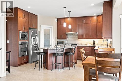 315 Waters Crescent, Saskatoon, SK - Indoor Photo Showing Kitchen With Stainless Steel Kitchen With Upgraded Kitchen
