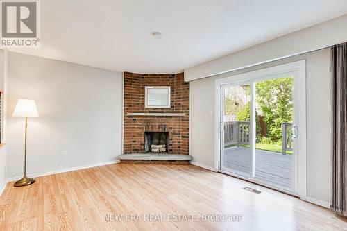 4059 Teakwood Drive, Mississauga, ON - Indoor Photo Showing Living Room With Fireplace