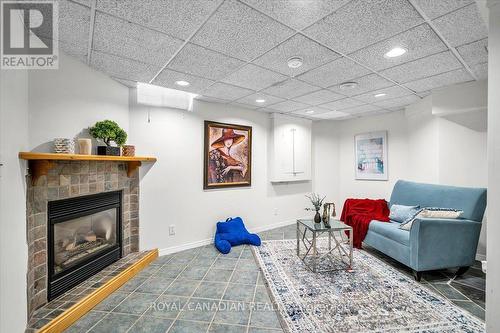 72 Short Crescent, Clarington, ON - Indoor With Fireplace