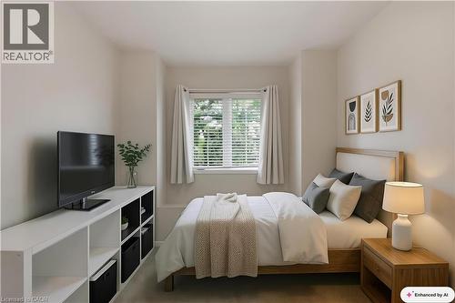 Virtually staged - 10 Davidson Boulevard Unit# 24, Dundas, ON - Indoor Photo Showing Bedroom