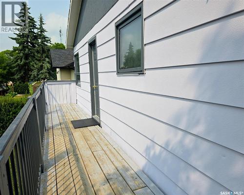 116 2Nd Avenue, Meacham, SK - Outdoor With Deck Patio Veranda With Exterior