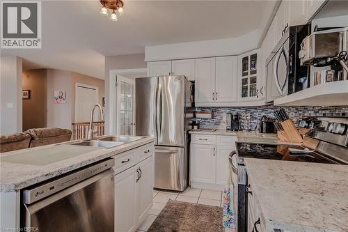 45 Olivetree Road, Brantford, ON - Indoor Photo Showing Kitchen With Double Sink