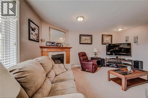 45 Olivetree Road, Brantford, ON - Indoor Photo Showing Living Room With Fireplace
