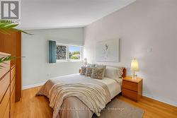 King sized primary w/vaulted ceilings - 