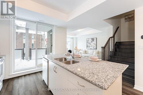 401 - 1034 Reflection Place, Pickering, ON - Indoor Photo Showing Kitchen With Double Sink With Upgraded Kitchen