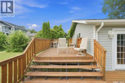 1201 Spadina Crescent W, Saskatoon, SK - Outdoor With Deck Patio Veranda With Exterior