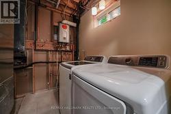 Laundry in the basement landing area - 