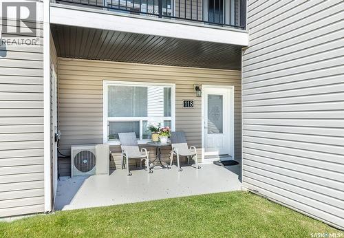 118 125 Willis Crescent, Saskatoon, SK - Outdoor With Deck Patio Veranda With Exterior