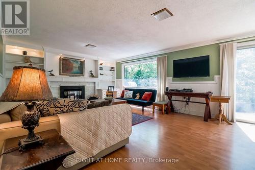 2 Cedarview Drive, Toronto, ON - Indoor Photo Showing Living Room With Fireplace