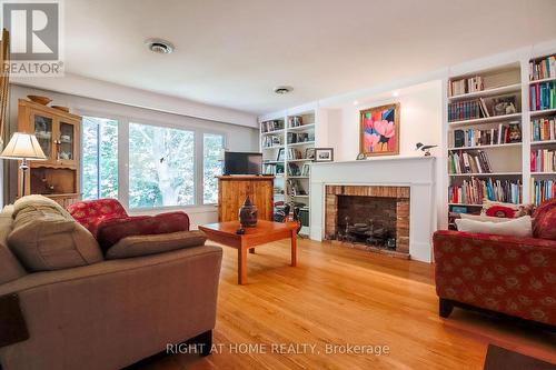 2 Cedarview Drive, Toronto, ON - Indoor Photo Showing Living Room With Fireplace