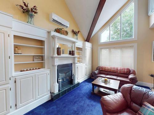 8 Glen Manor Drive, Dartmouth, NS - Indoor Photo Showing Living Room With Fireplace