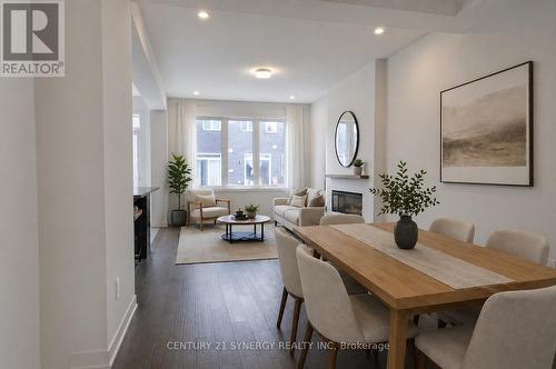 Virtually Staged - 284 Ormiston Crescent, Ottawa, ON - Indoor Photo Showing Dining Room With Fireplace