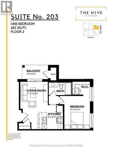 531 PELISSIER STREET Unit# 203 , Windsor, Ontario N9A 4L2 3