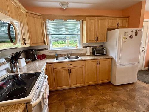 1619 Gabarus Highway, Prime Brook, NS - Indoor Photo Showing Kitchen With Double Sink