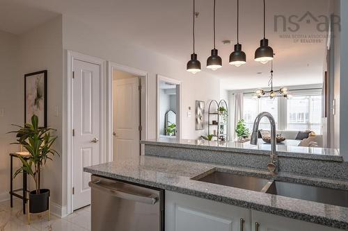 212 3805 Mont Blanc Terrace, Halifax, NS - Indoor Photo Showing Kitchen With Double Sink With Upgraded Kitchen