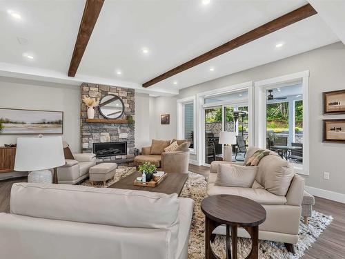 10 Heron Drive, Canaan, NS - Indoor Photo Showing Living Room With Fireplace