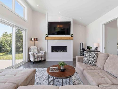 6837 Highway 3, Hunts Point, NS - Indoor Photo Showing Living Room With Fireplace